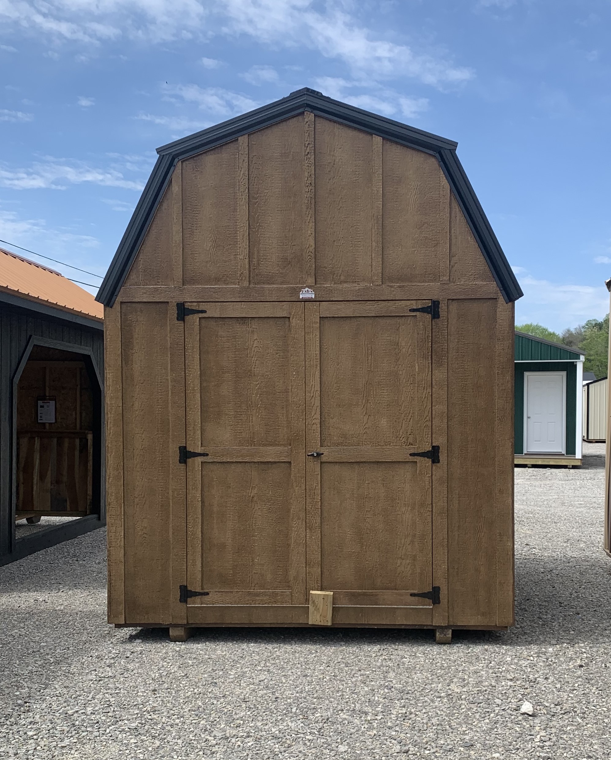 8x10 High Barn Shed with Porch - Image 2