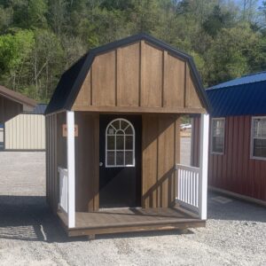8x10 High Barn Shed with Porch