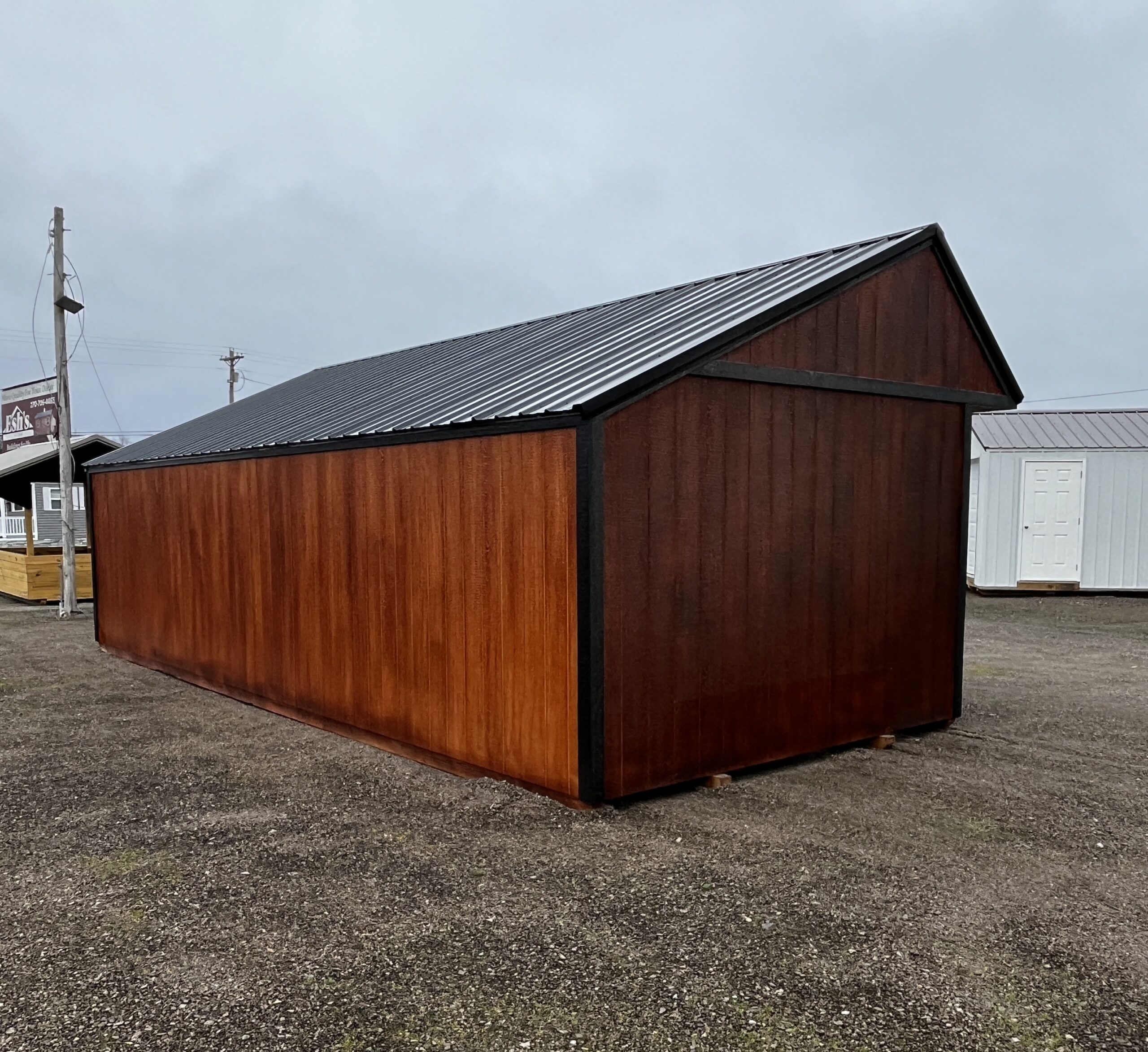 12x30 Horse Barn Run-In - Image 5