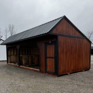 12x30 Horse Barn Run-In