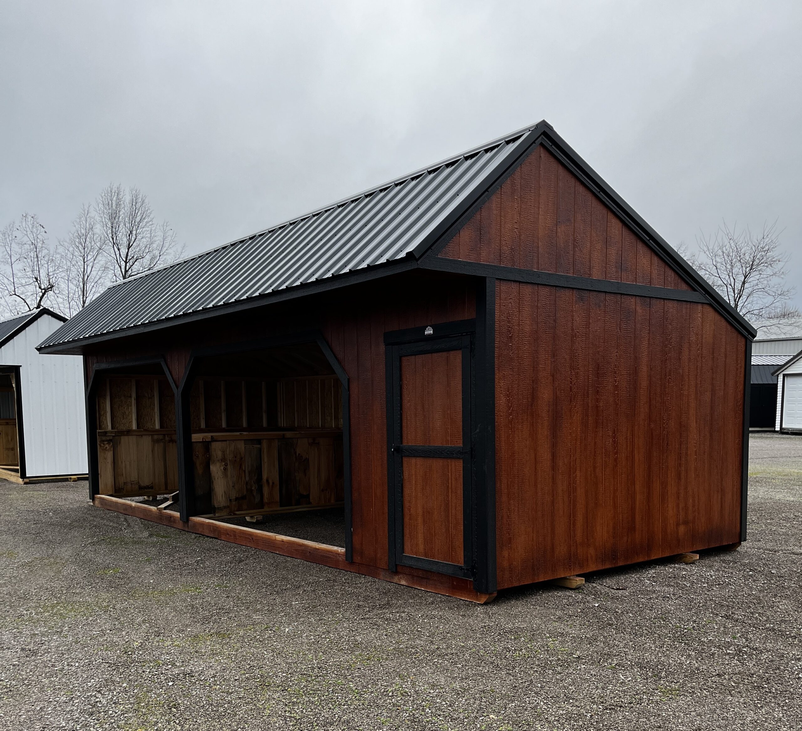 12x30 Horse Barn Run-In