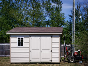 Seamless shed installation with specialized site preparation for sheds, enhancing the durability of your outdoor storage solutions.